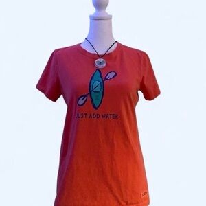 Life Is Good Tee with Kayak Graphic